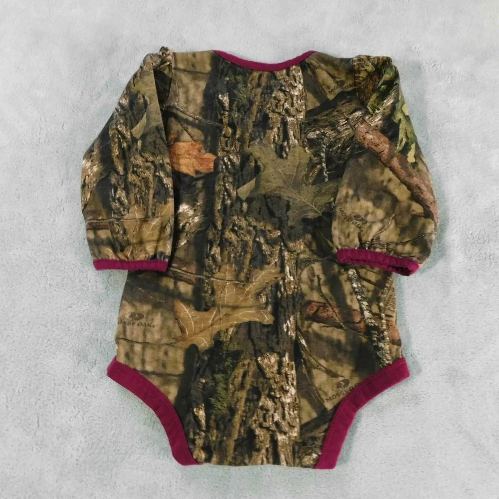 Carhartt 9m Camo Onesie with Gathered Shoulders